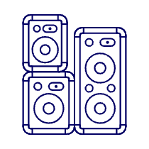 Speakers 2 Illustration from UX Line Set