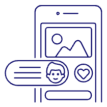 Phone Comment Image 1 1 Illustration from UX Line Set