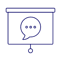 Projector Bubble Illustration from UX Line Set