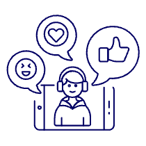 Voicechat 1 Illustration from UX Line Set