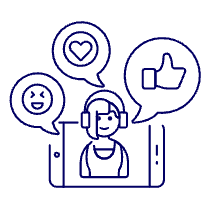 Voicechat 4 Illustration from UX Line Set
