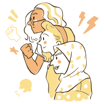 Girl Power 1 Illustration from Djakarta Set