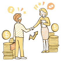 Business Deal 1 Illustration from Djakarta Set