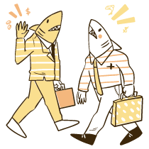 Business Sharks 2 Illustration from Djakarta Set