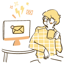 No Mail Illustration from Djakarta Set