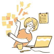 Post It Illustration from Djakarta Set
