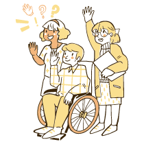 Asking A Question 1 Illustration from Djakarta Set