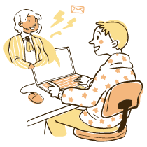 Digital Customer Service 1 Illustration from Djakarta Set