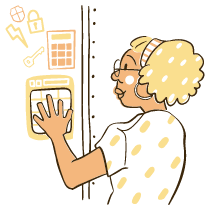 Security Safty Illustration from Djakarta Set