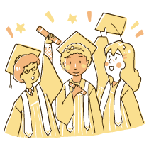Graduation Illustration from Djakarta Set