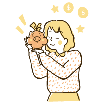 Saving Money Illustration from Djakarta Set
