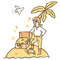 Treasure Chest Illustration from Djakarta Set