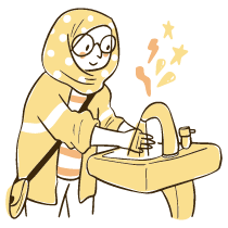 Wash Hands Illustration from Djakarta Set