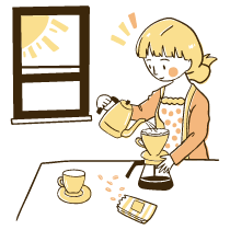 Coffee Tea Illustration from Djakarta Set