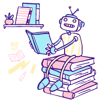 Machine Learning Illustration from Free illustrations Set
