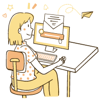 Subscribe Illustration from Djakarta Set