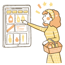 Add Products To Cart Illustration from Djakarta Set