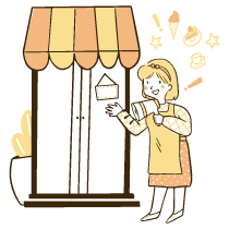 Shop Open Illustration from Djakarta Set