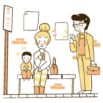 People Checking Their Phone Illustration from Djakarta Set