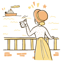Bye Illustration from Djakarta Set