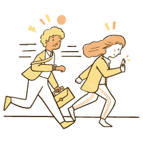 Rushing Illustration from Djakarta Set