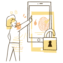 Touch ID Illustration from Djakarta Set
