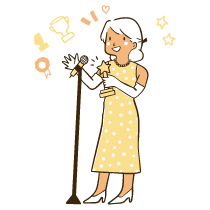 Trophy Awards Illustration from Djakarta Set