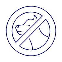 Dog Prohibited Illustration from UX Line Set