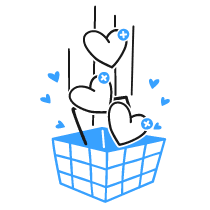 Add To Wishlist Illustration from Brooklyn Set