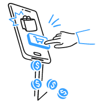Cashback Every Purchase Illustration from Brooklyn Set