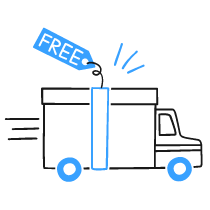 Free Shipping 1 Illustration from Brooklyn Set