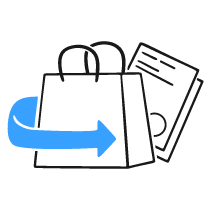 Return Exchange Policy Illustration from Brooklyn Set