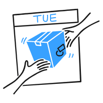 Same Day Delivery 1 Illustration from Brooklyn Set