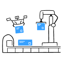 Sorting Centre Illustration from Brooklyn Set