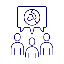 Global Conference Illustration from UX Line Set