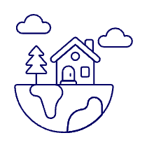 House Ecosystem Illustration from UX Line Set