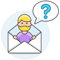Email Help 1 Illustration from UX Colors Set