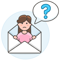 Email Help 4 Illustration from UX Colors Set