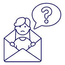 Email Help 4 Illustration from UX Line Set