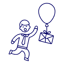 Mail Balloon 2 Illustration from UX Line Set