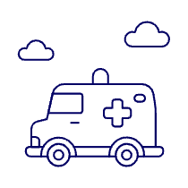 Ambulance 1 Illustration from UX Line Set