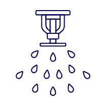 Fire Sprinkler Illustration from UX Line Set