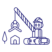 Construction Robot 2 Illustration from UX Line Set