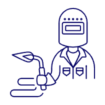 WELDING MACHINE WORKER 1 Illustration from UX Line Set