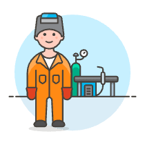 Welding Station 1 Illustration from UX Colors Set