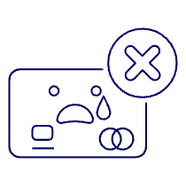 Credit Card Invalid Illustration from UX Line Set