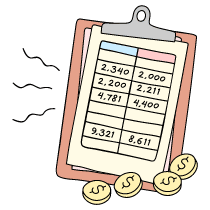 Balance Sheet 3 Illustration from Bruxelles Set