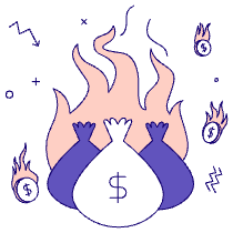 Bankrupt 2 Illustration from Bangalore - Pro Set