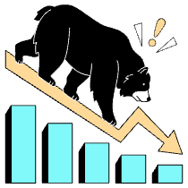 Bear Market Graph 1 Illustration from London Set