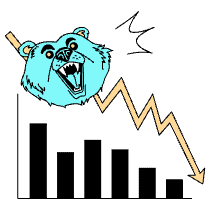 Bear Market Graph 2 Illustration from London Set